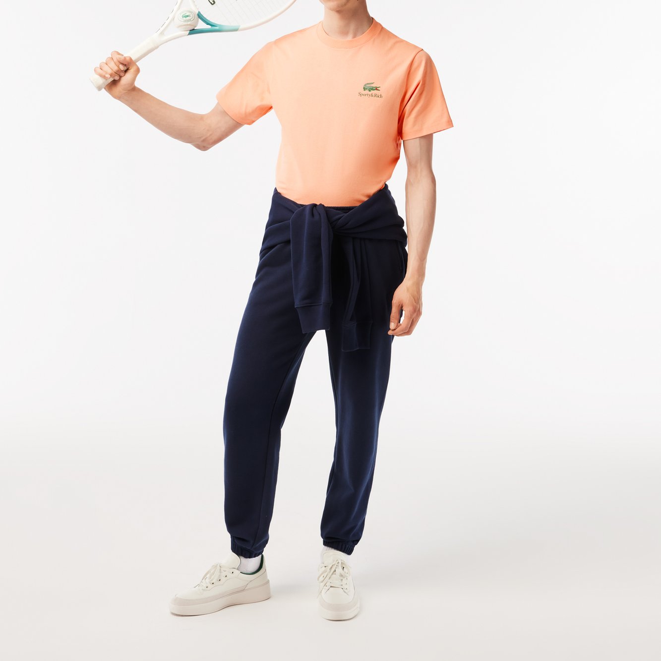 T-shirt Lacoste x Sporty & Rich unisexe Lacoste seconde main photo 5