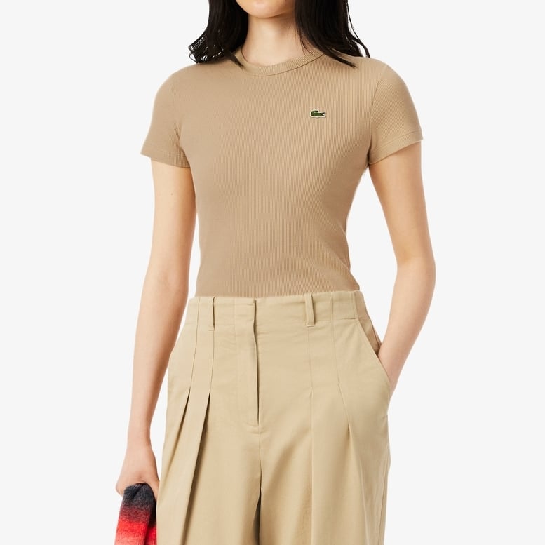 T-shirt femme Lacoste seconde main photo 2
