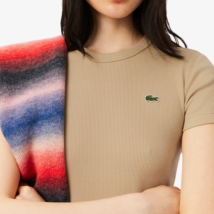 T-shirt femme Lacoste seconde main photo 3