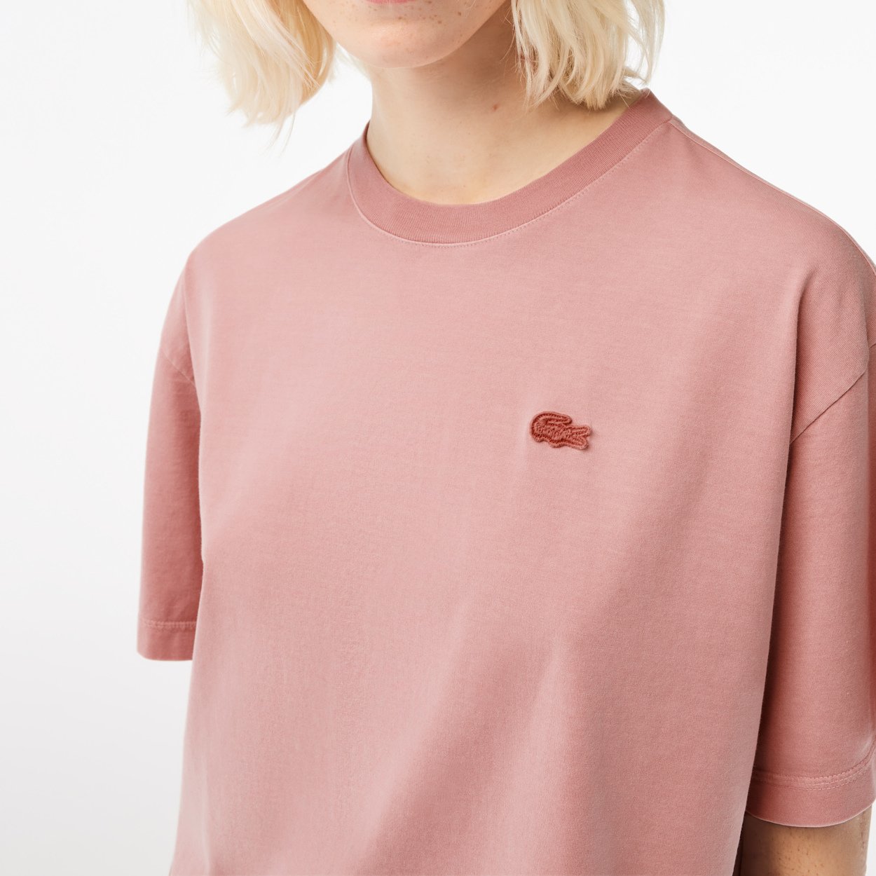 T-shirt femme Lacoste seconde main photo 3
