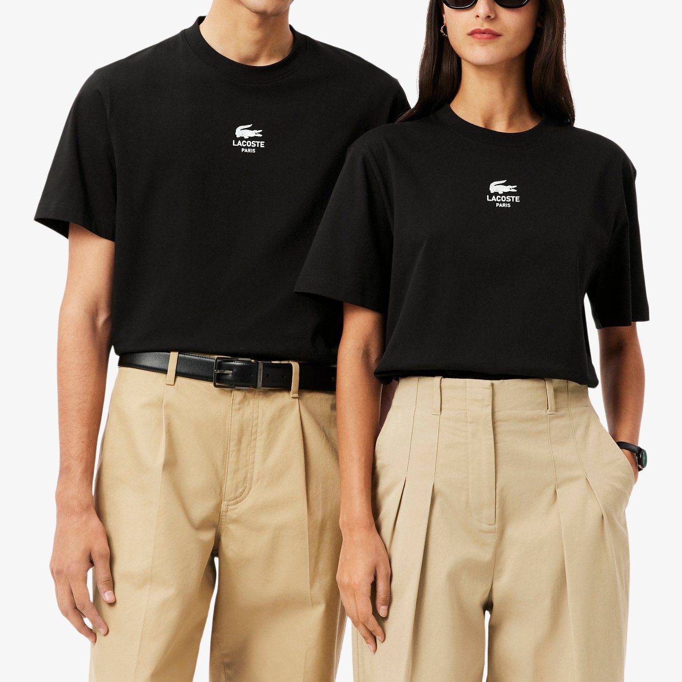 T-shirt unisexe Lacoste seconde main photo 2