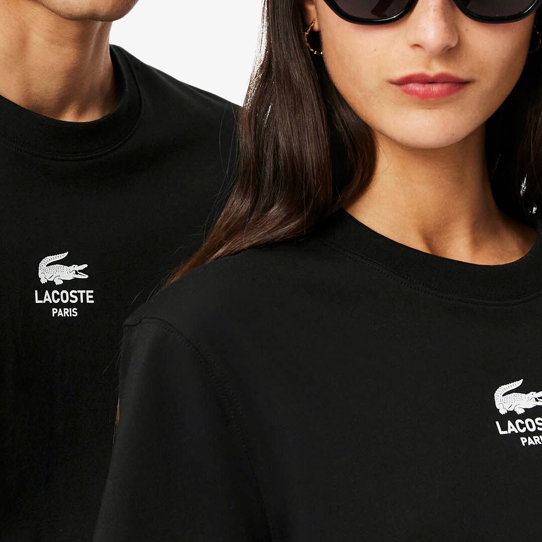 T-shirt unisexe Lacoste seconde main photo 3