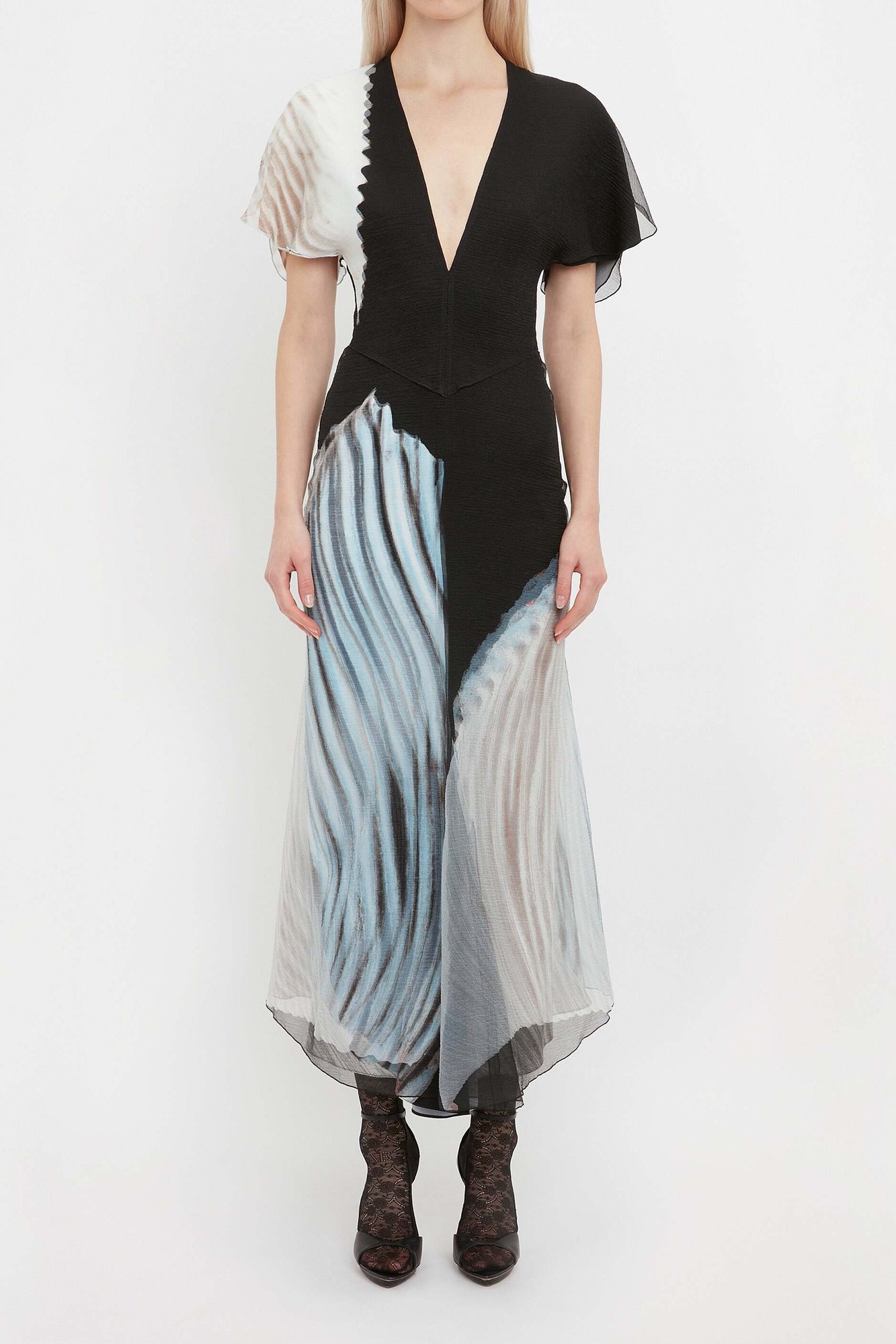 Ruched Back Midi Dress Victoria Beckham second-hand photo 3